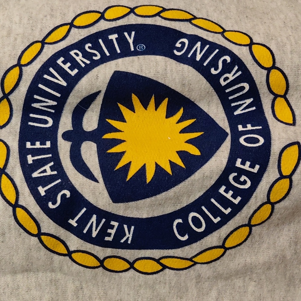 Kent State University Nursing Alumni Sweatshirt Unisex Small Rare Ksu Art Unworn